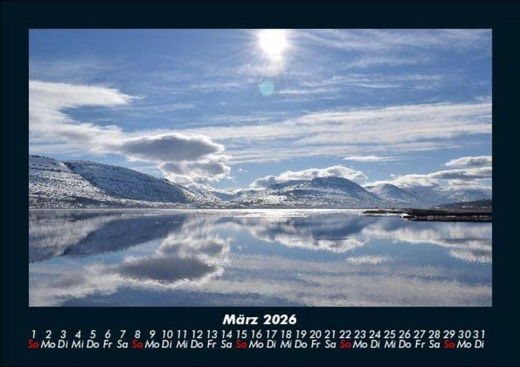 Produktbild: Landschaftskalender 2026 Fotokalender DIN A5