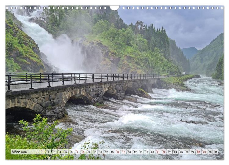 Produktbild: Norwegen erkunden mit dem Wohnmobil (Wandkalender 2026 DIN A3 quer), CALVENDO Monatskalender