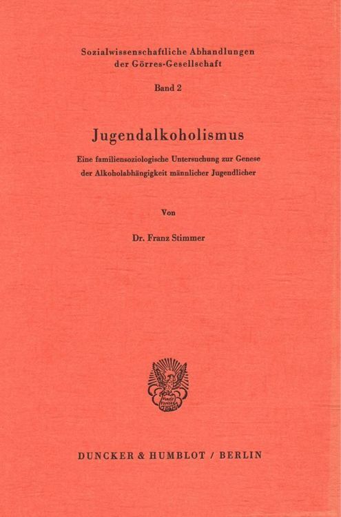 Produktbild: Jugendalkoholismus.