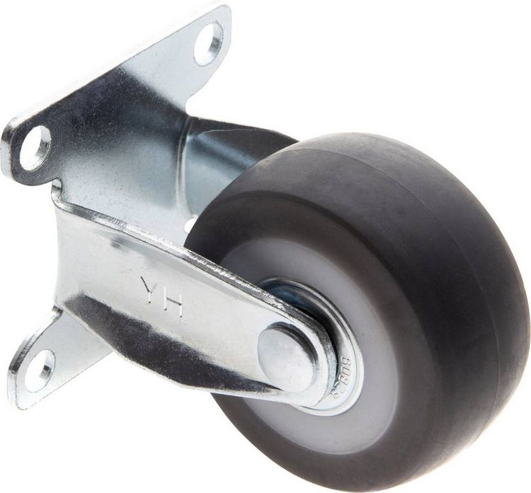 Produktbild: TOOLCRAFT TO-5137881 Bockrolle 50mm mit Anschraubplatte Tragf&auml;higkeit (max.): 50kg