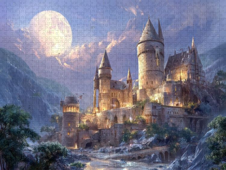 Produktbild: CALVENDO Puzzle Dunkle Akademie | 2000 Teile Lege-Gr&ouml;&szlig;e 90x67cm Foto-Puzzle f&uuml;r gl&uuml;ckliche Stunden