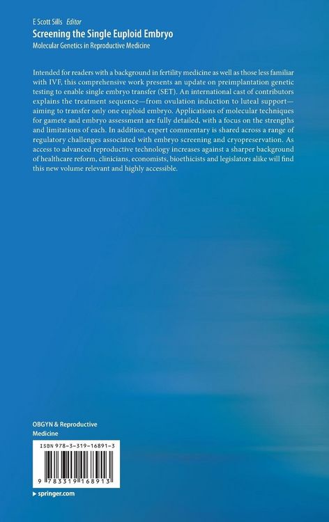 Produktbild: Screening the Single Euploid Embryo