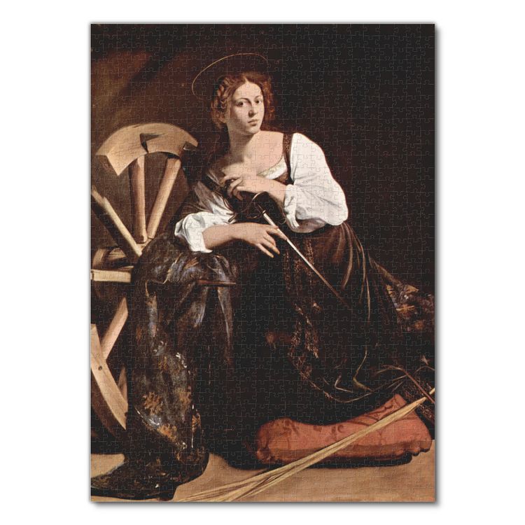 Produktbild: Lais Puzzle Michelangelo Caravaggio - Hl. Katharina von Alexandrien 1000 Teile