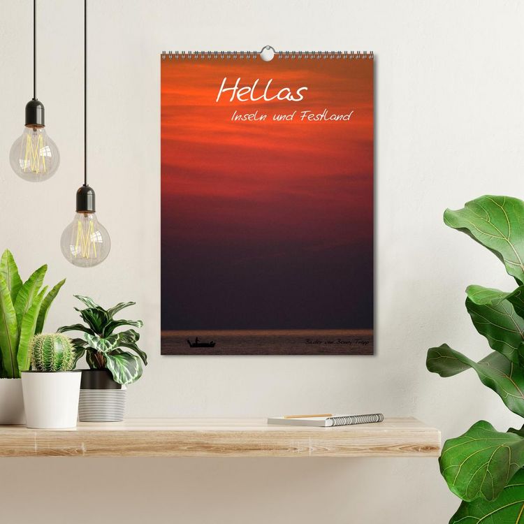 Produktbild: Hellas Inseln und Festland (Wandkalender 2026 DIN A3 hoch), CALVENDO Monatskalender
