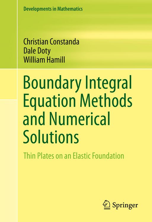 Produktbild: Boundary Integral Equation Methods and Numerical Solutions