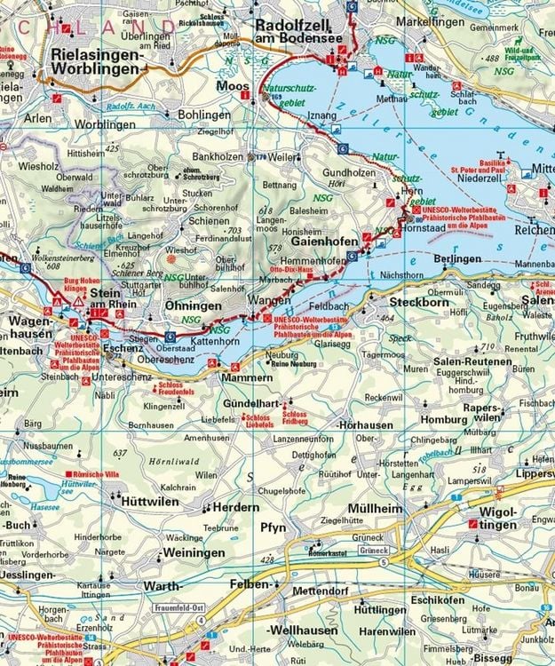 Produktbild: EuroVelo 6 (Basel - Budapest) 1: 100 000