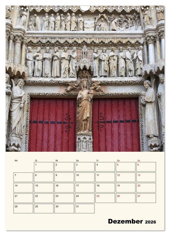 Produktbild: Amiens - Malerische, geschichtstr&auml;chtige Stadt (Wandkalender 2026 DIN A3 hoch), CALVENDO Monatskalender