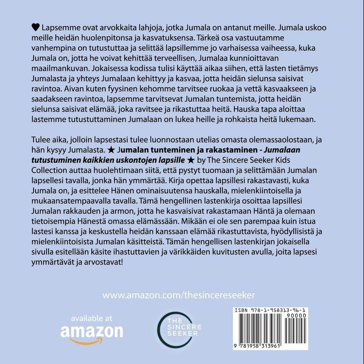 Produktbild: Jumalan tunteminen ja rakastaminen