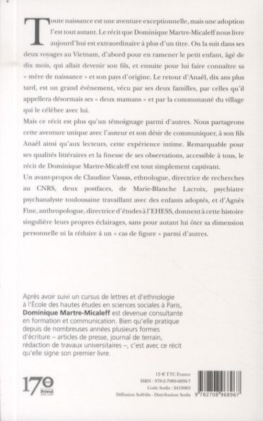 Produktbild: Une adoption ouverte : mon enfant en terre lointaine