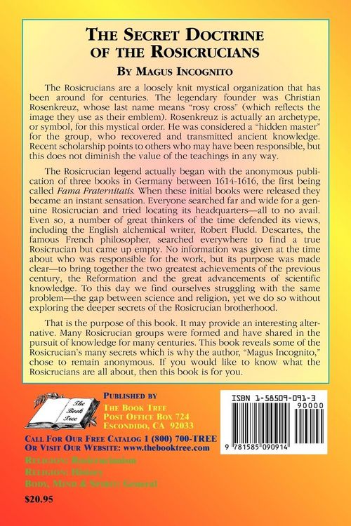 Produktbild: The Secret Doctrine of the Rosicrucians