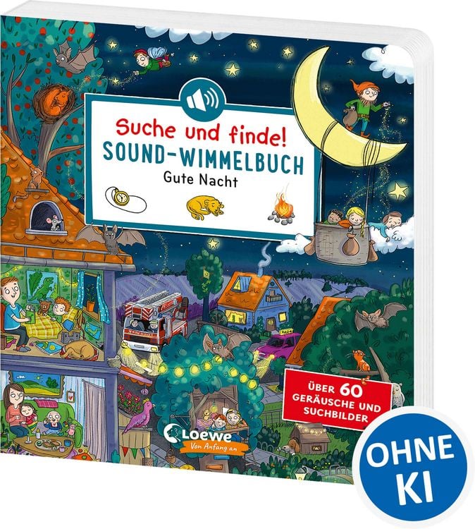 Produktbild: Suche und finde! Sound-Wimmelbuch - Gute Nacht