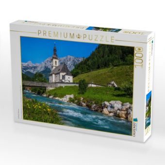 Produktbild: CALVENDO Puzzle Fr&uuml;hling in Ramsau | 1000 Teile Lege-Gr&ouml;&szlig;e 64x48cm Foto-Puzzle f&uuml;r gl&uuml;ckliche Stunden