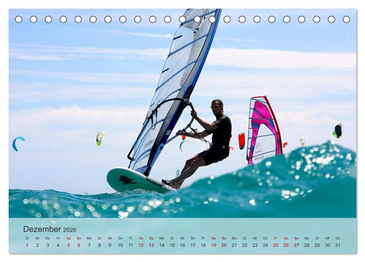 Produktbild: Wassersport - Fun pur (Tischkalender 2026 DIN A5 quer), CALVENDO Monatskalender