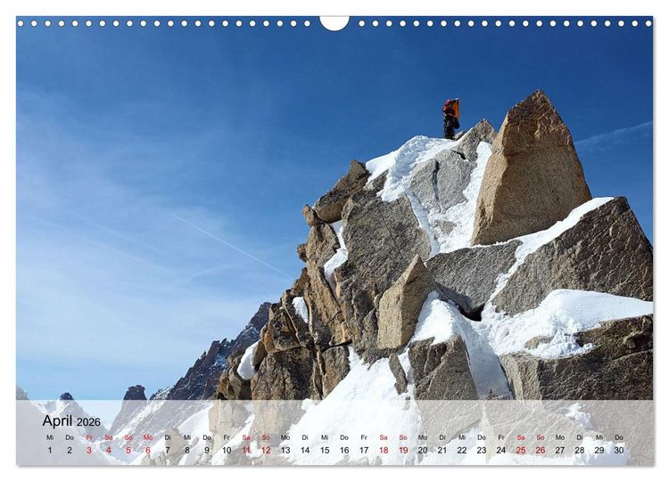 Produktbild: Gipfelabenteuer - wenn der Berg ruft (Wandkalender 2026 DIN A3 quer), CALVENDO Monatskalender