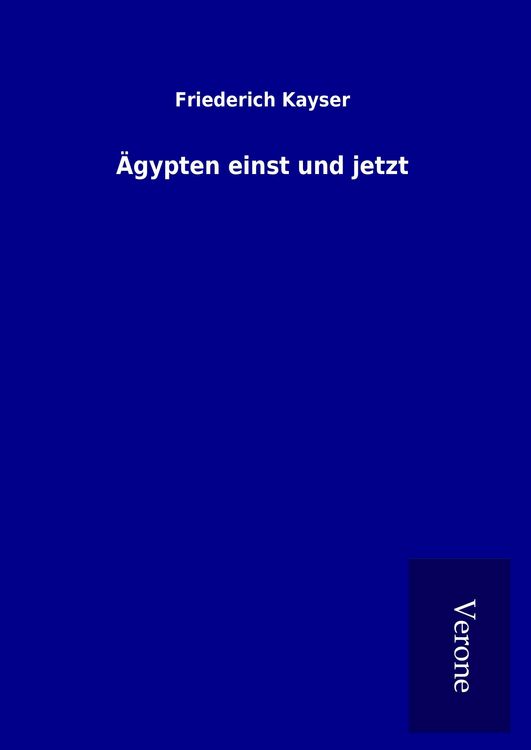 Produktbild: &Auml;gypten einst und jetzt
