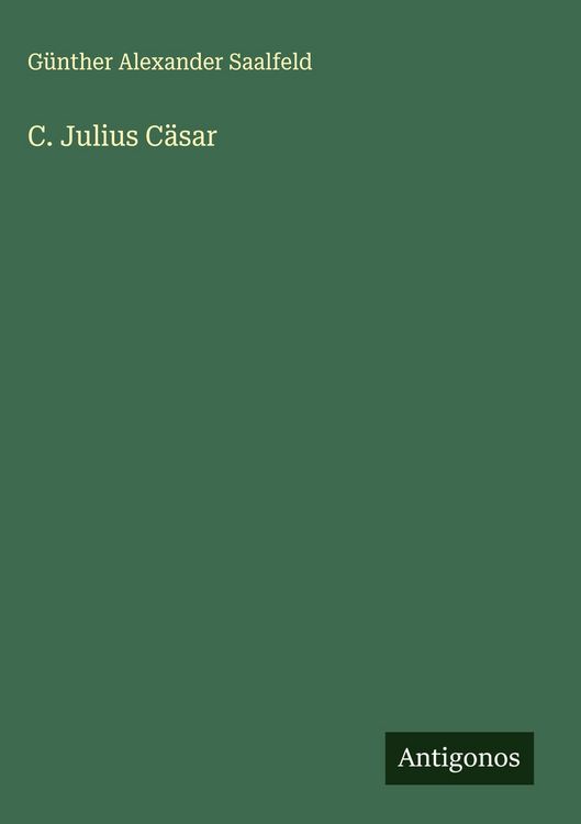 Produktbild: C. Julius C&auml;sar