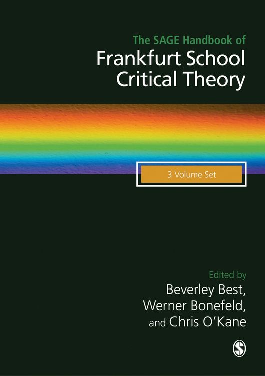 Produktbild: The Sage Handbook of Frankfurt School Critical Theory