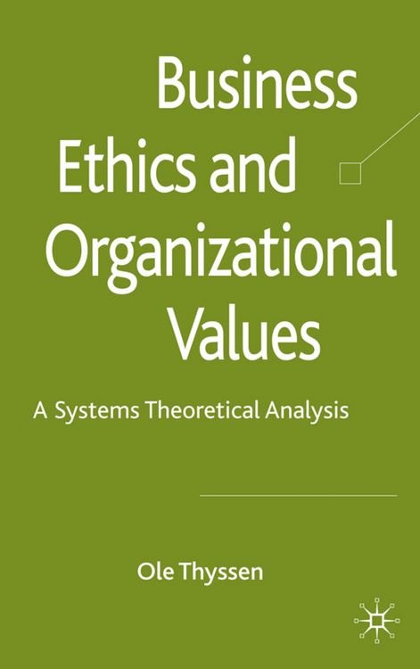 Produktbild: Business Ethics and Organizational Values