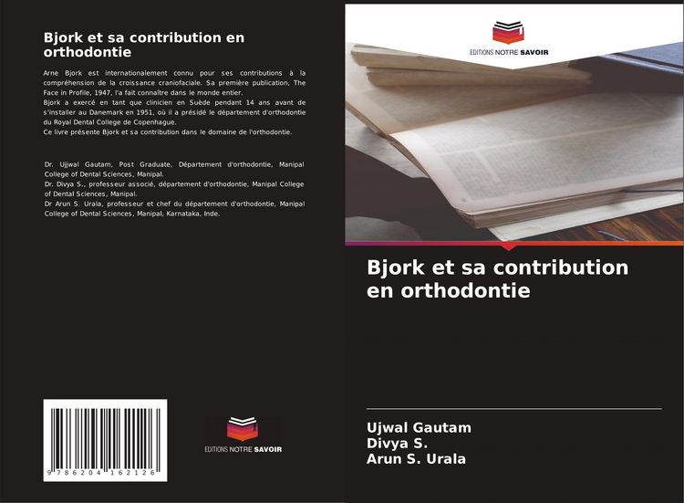 Produktbild: Bjork et sa contribution en orthodontie
