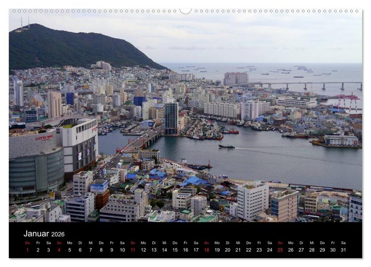 Produktbild: S&Uuml;DKOREA zwischen asiatischer Tradition und Moderne (hochwertiger Premium Wandkalender 2026 DIN A2 quer), Kunstdruck in Hochglanz