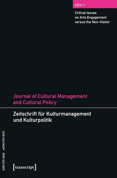Produktbild: Journal of Cultural Management and Cultural Policy/Zeitschrift f&uuml;r Kulturmanagement und Kulturpolitik