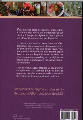 Produktbild: Le Regime 5 Jours Sur 2