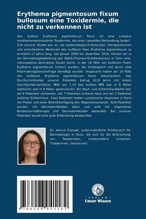 Produktbild: Erythema pigmentosum fixum bullosum eine Toxidermie, die nicht zu verkennen ist