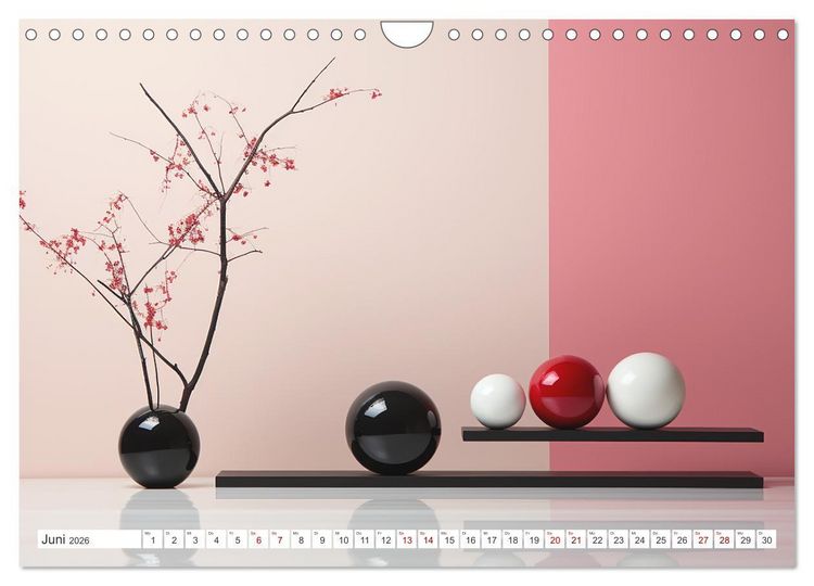 Produktbild: Einklang und Harmonie (Wandkalender 2026 DIN A4 quer), CALVENDO Monatskalender