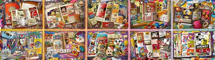 Produktbild: Puzzle Ravensburger WD: Mickeys 90. Geburtstag 40000 Teile