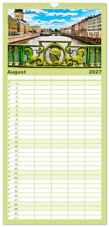 Produktbild: Familienplaner 2027 - G&ouml;teborg und Sch&auml;reninseln mit 5 Spalten (Wandkalender, 21 x 45 cm) CALVENDO