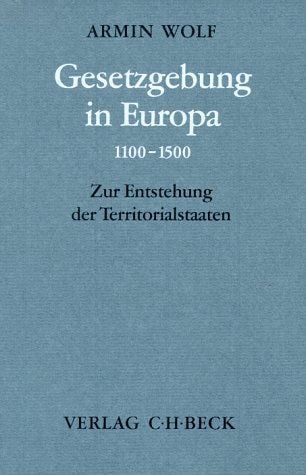 Produktbild: Gesetzgebung in Europa 1100-1500