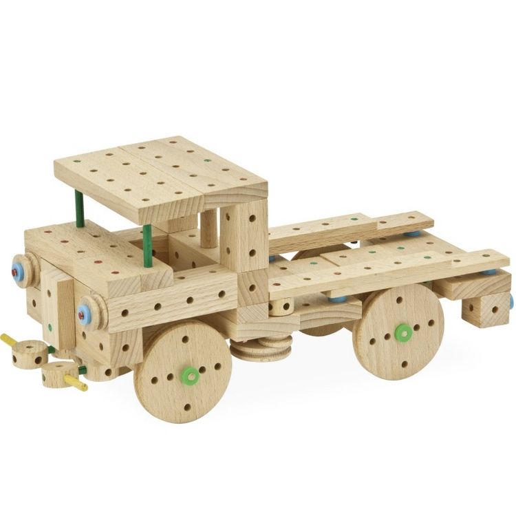 Produktbild: MATADOR 11318 - Explorer E318, Baukasten, Holz, 318 Teile, Konstruktionsbaukasten, ab 5 Jahren, Spielend lernen!