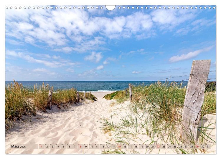 Produktbild: SYLT-LIEBE Atemberaubende Momente (Wandkalender 2026 DIN A3 quer), CALVENDO Monatskalender