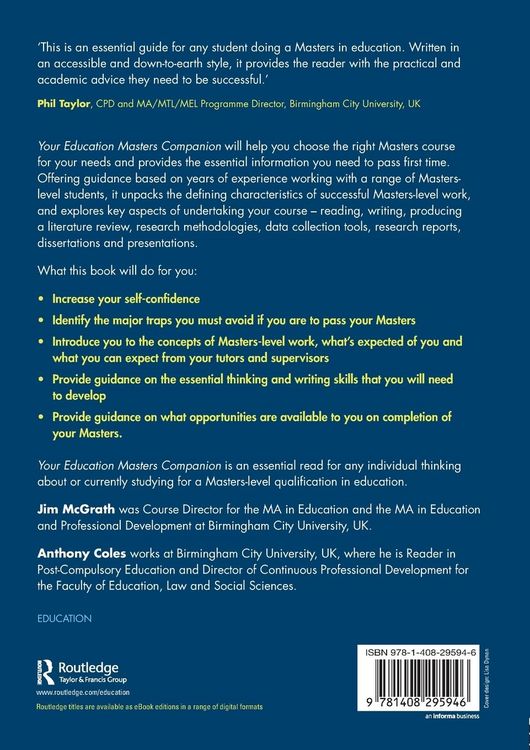 Produktbild: Your Education Masters Companion