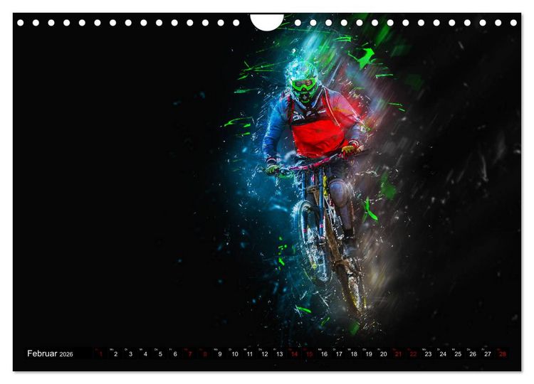 Produktbild: Downhill Explosion (Wandkalender 2026 DIN A4 quer), CALVENDO Monatskalender