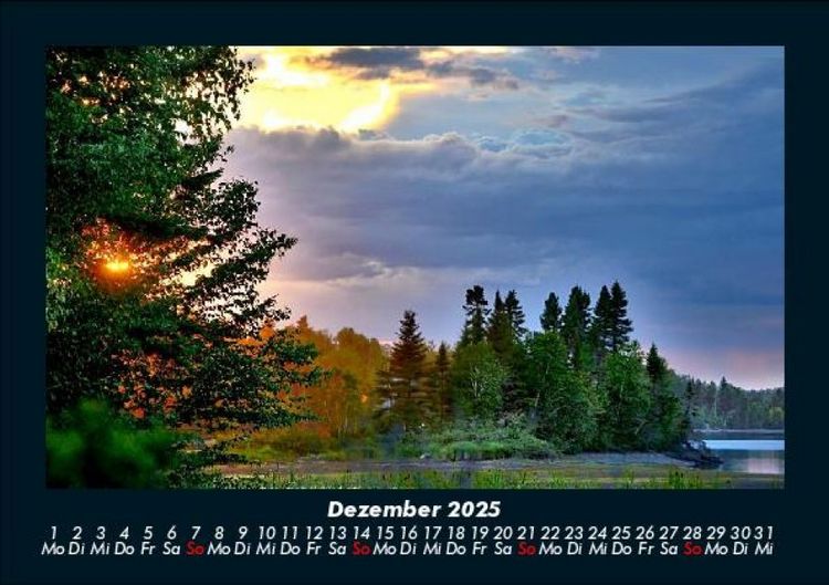 Produktbild: Bilder der Natur 2025 Fotokalender DIN A5
