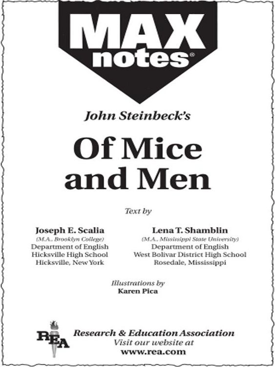 Produktbild: Of Mice and Men (MAXNotes Literature Guides)