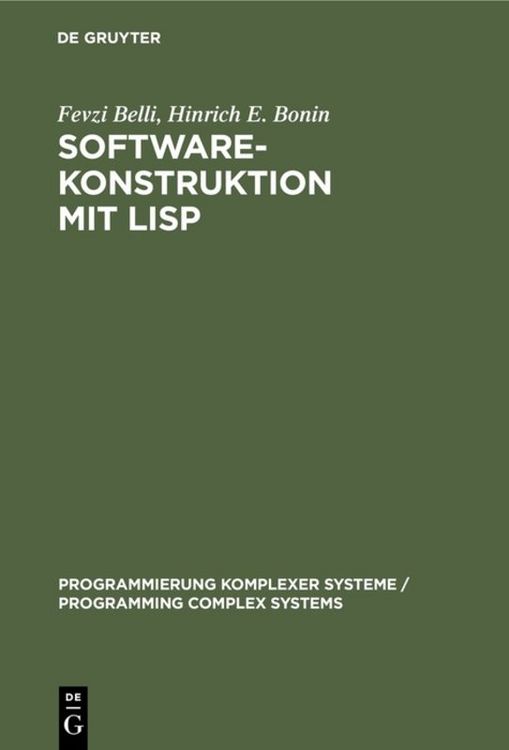 Produktbild: Software-Konstruktion mit LISP