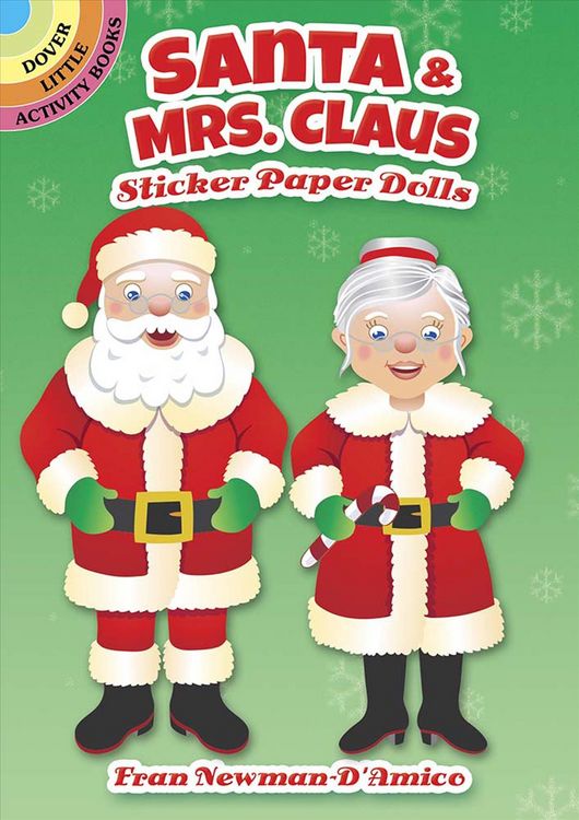 Produktbild: Newman-D'Amico, F: Santa & Mrs. Claus Sticker Paper Dolls