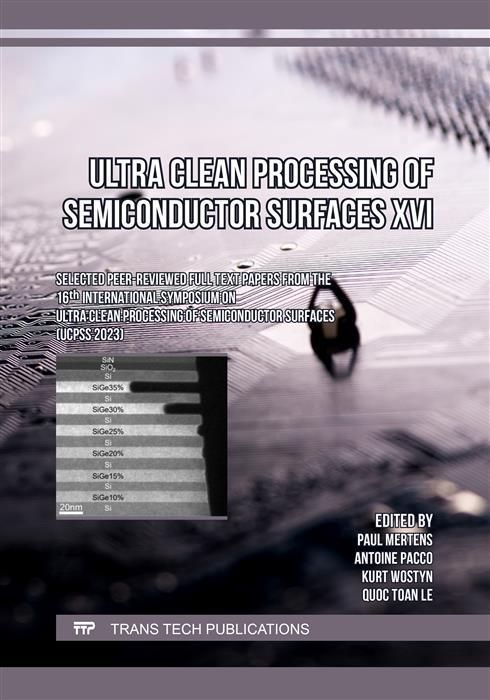 Produktbild: Ultra Clean Processing of Semiconductor Surfaces XVI