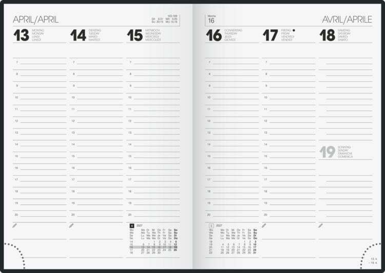 Produktbild: Buchkalender Mod. 796 2027, A5, Kunststoff, gr&uuml;n