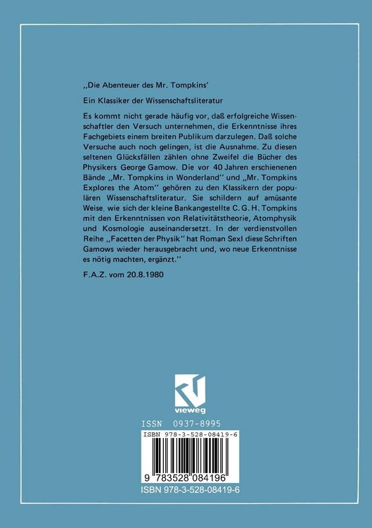 Produktbild: Mr. Tompkins&rsquo; seltsame Reisen durch Kosmos und Mikrokosmos