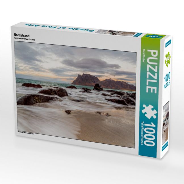 Produktbild: CALVENDO Puzzle Nordstrand | 1000 Teile Lege-Gr&ouml;&szlig;e 64x48cm Foto-Puzzle f&uuml;r gl&uuml;ckliche Stunden