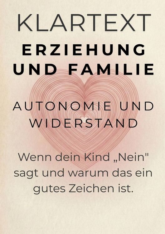Produktbild: KLARTEXT Erziehung und Familie / Autonomie und Widerstand