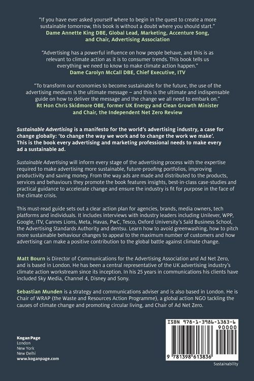 Produktbild: Sustainable Advertising