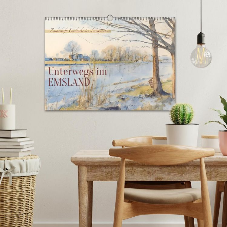 Produktbild: Unterwegs im Emsland (Wandkalender 2026 DIN A3 quer), CALVENDO Monatskalender