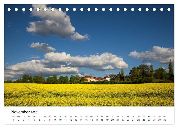 Produktbild: Rapsodie (Tischkalender 2026 DIN A5 quer), CALVENDO Monatskalender