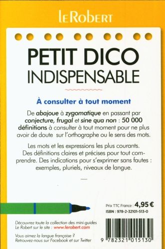 Produktbild: Petit Dico Indispensable