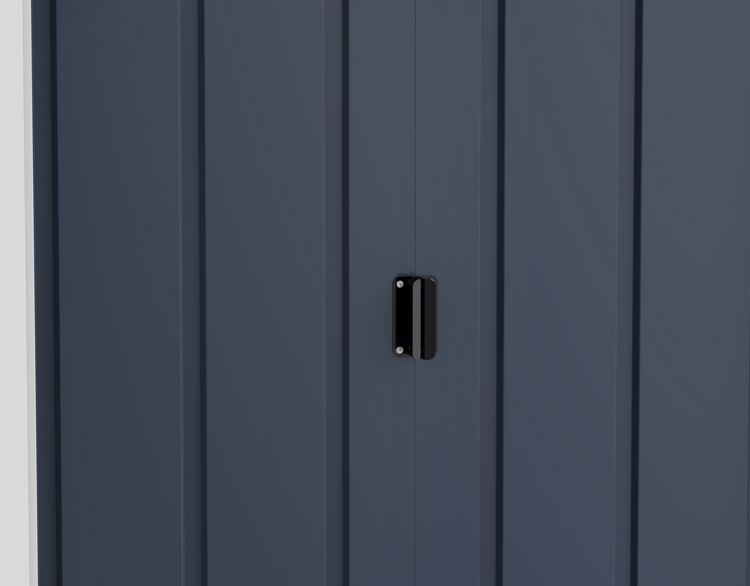 Produktbild: Metall Ger&auml;tehaus 262x234 Gartenhaus Schiebet&uuml;ren