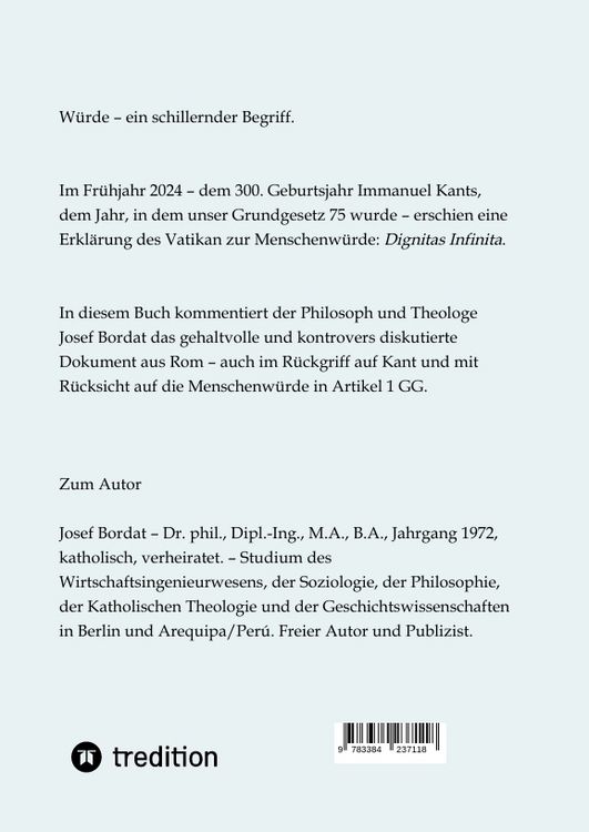 Produktbild: Unendliche W&uuml;rde